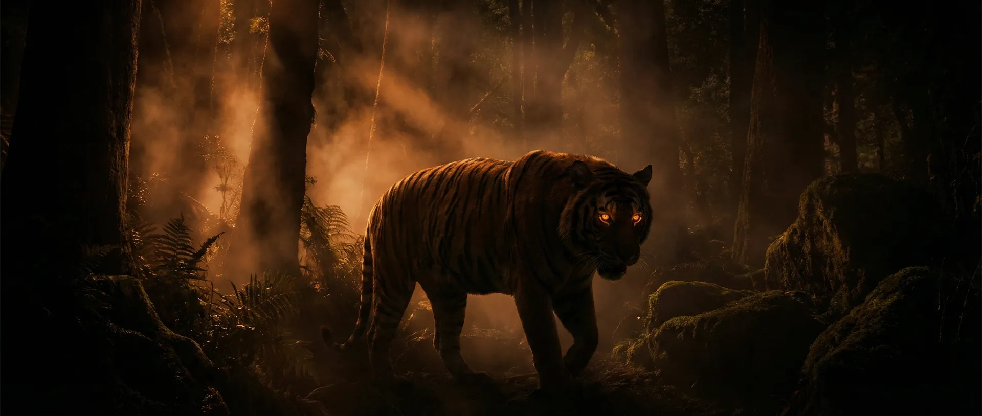 四虎 - 猛虎巡视暗夜丛林